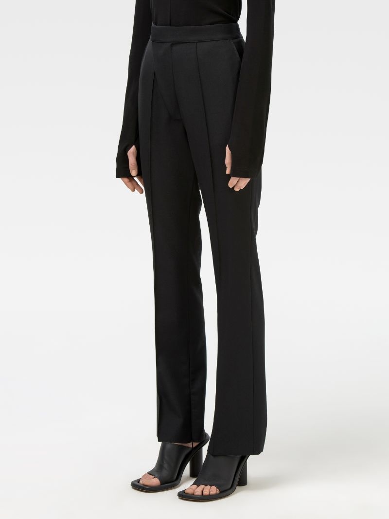 SLIM FLARE PANTS - 4