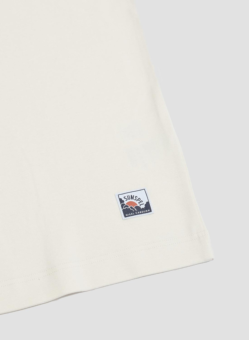 Nigel Cabourn x Sunspel Relaxed Heavyweight Supima Ringer T-Shirt in Undyed 4