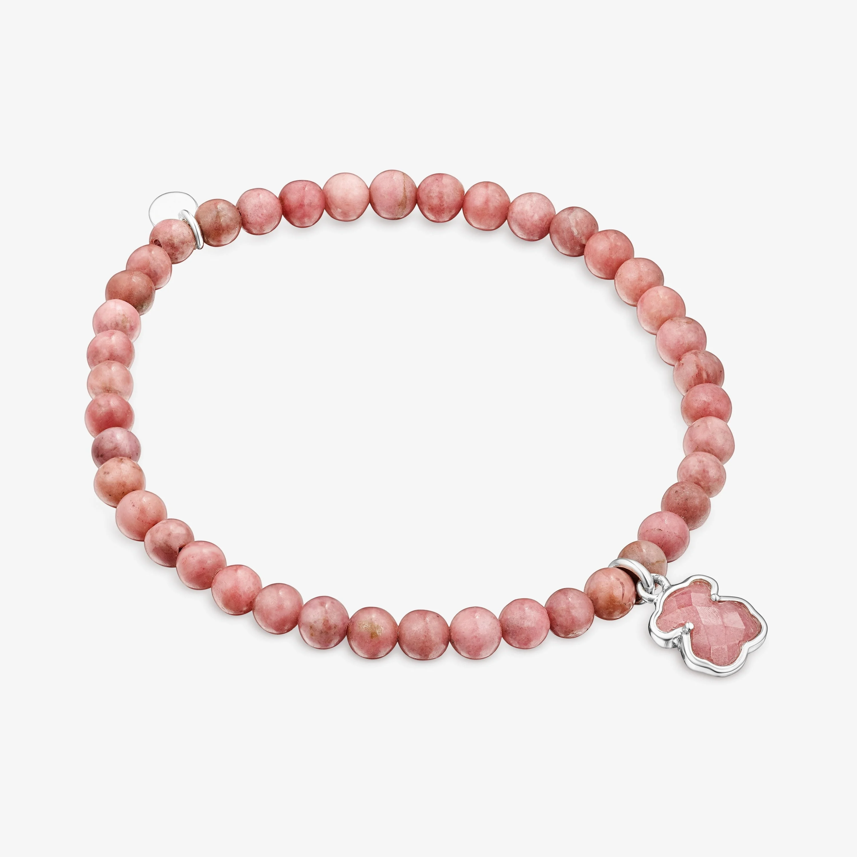 Silver and rhodonite TOUS Icon Color bracelet - 1