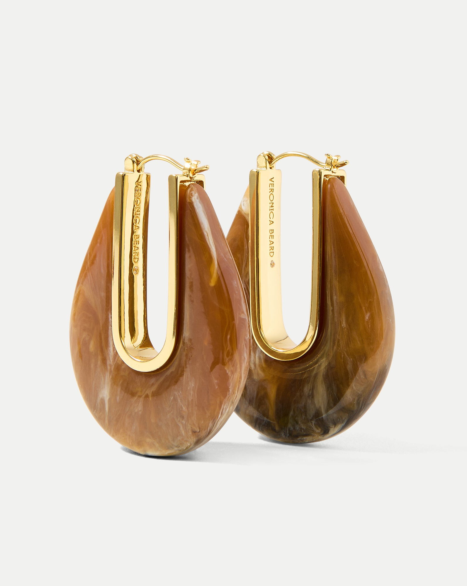 RESIN DROP HOOP EARRING - 3