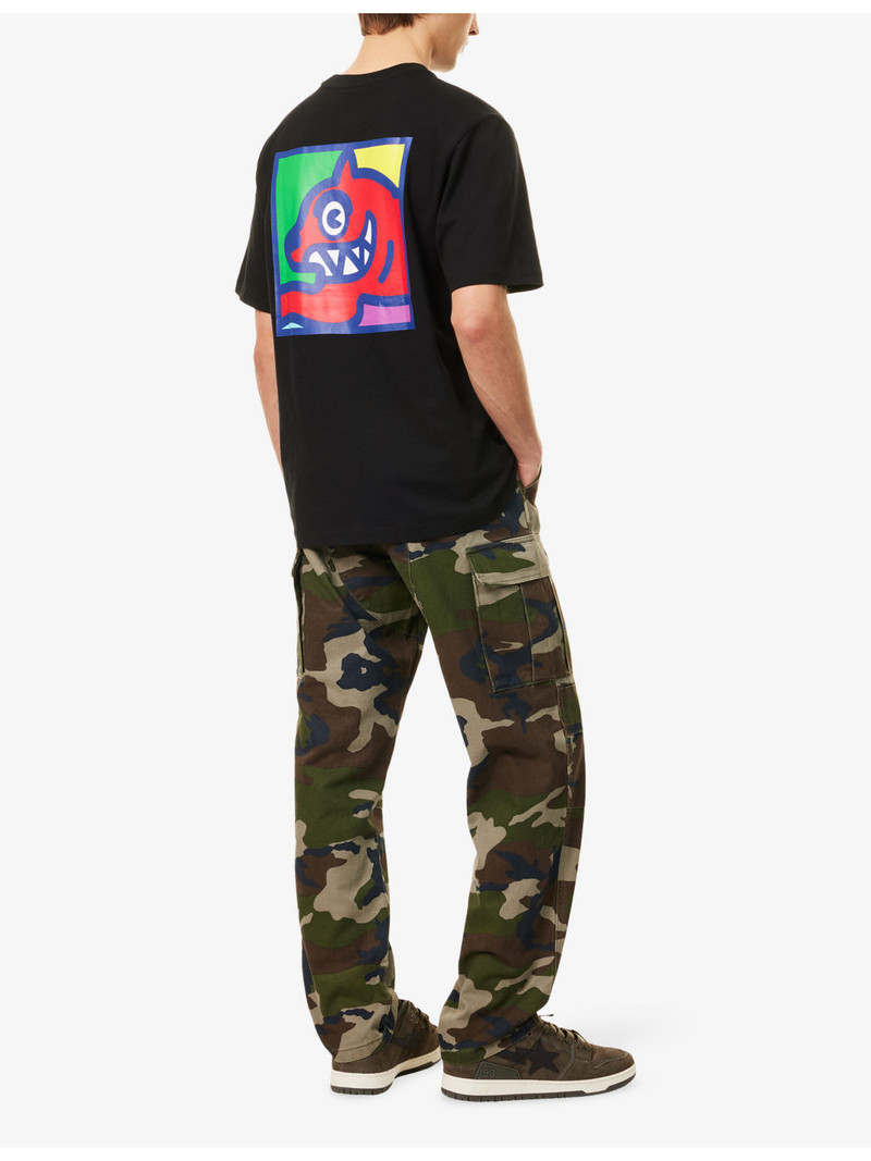 ICECREAM Pop Art Dog Graphic-Print Cotton T-shirt outlook