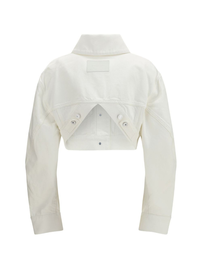 Givenchy open-back cotton cropped jacket outlook