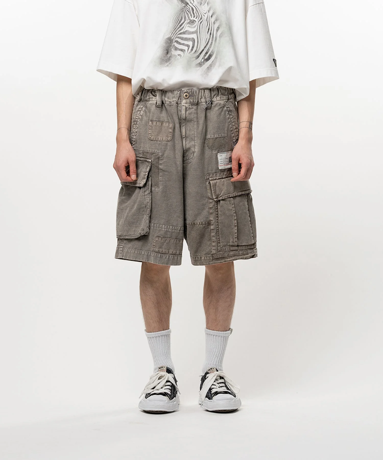 Repaired Cargo Shorts - 1