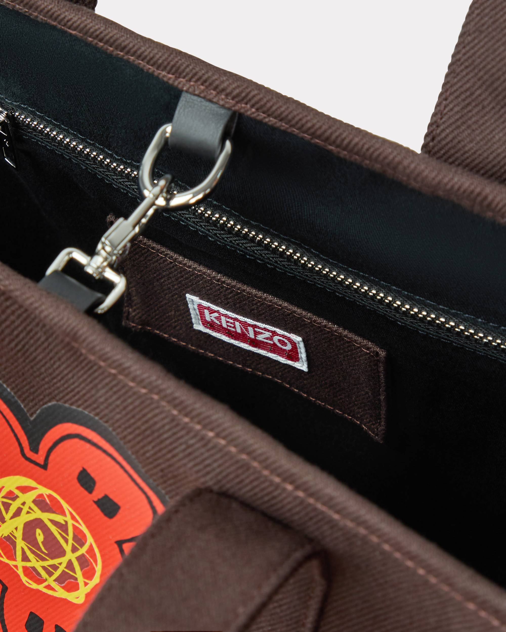 'Kenzo x Futura 2000' large tote bag 'Kenzo Utility' in canvas - 4