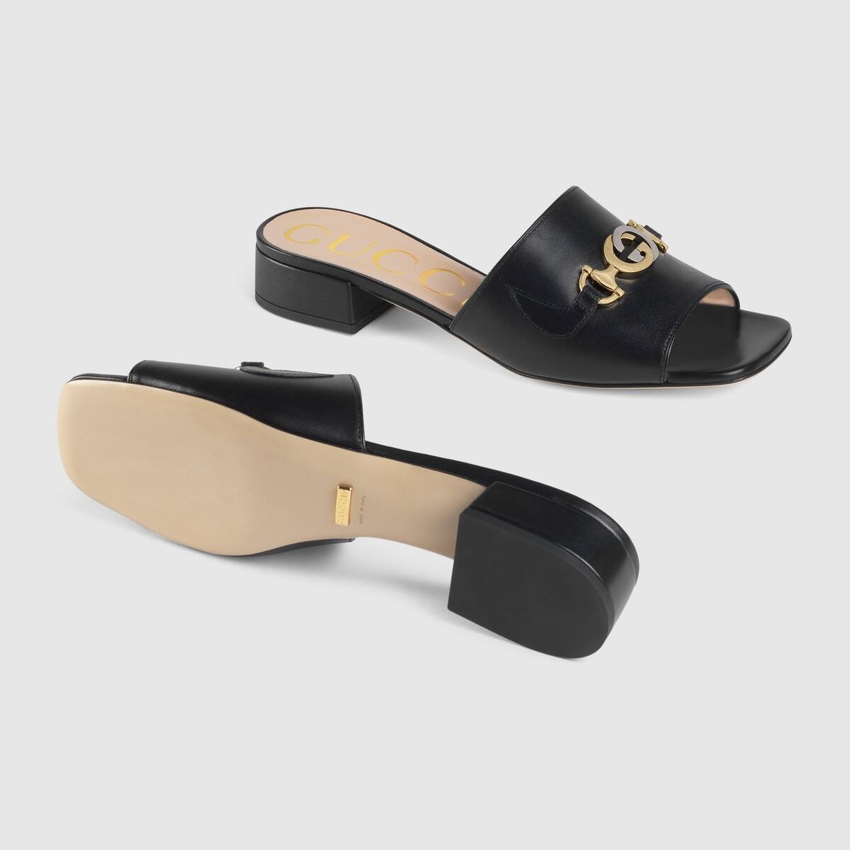 Gucci Zumi leather slide sandal - 5