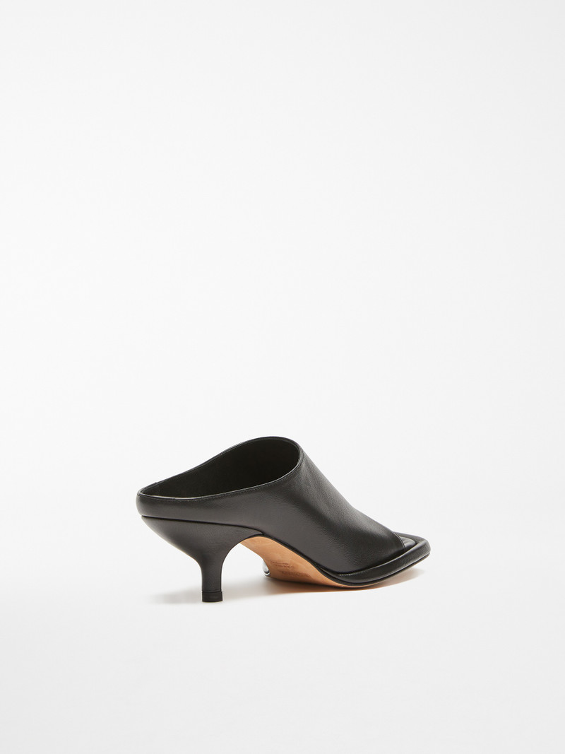 PATTINO Nappa leather T-post mules 3