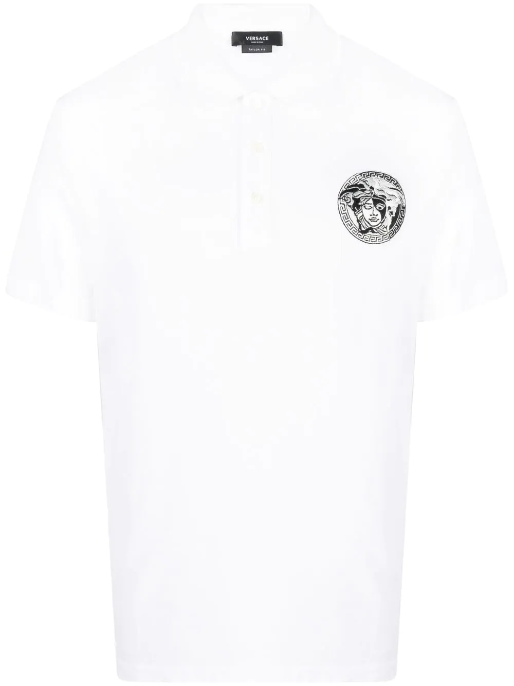 Medusa-patch polo shirt - 1