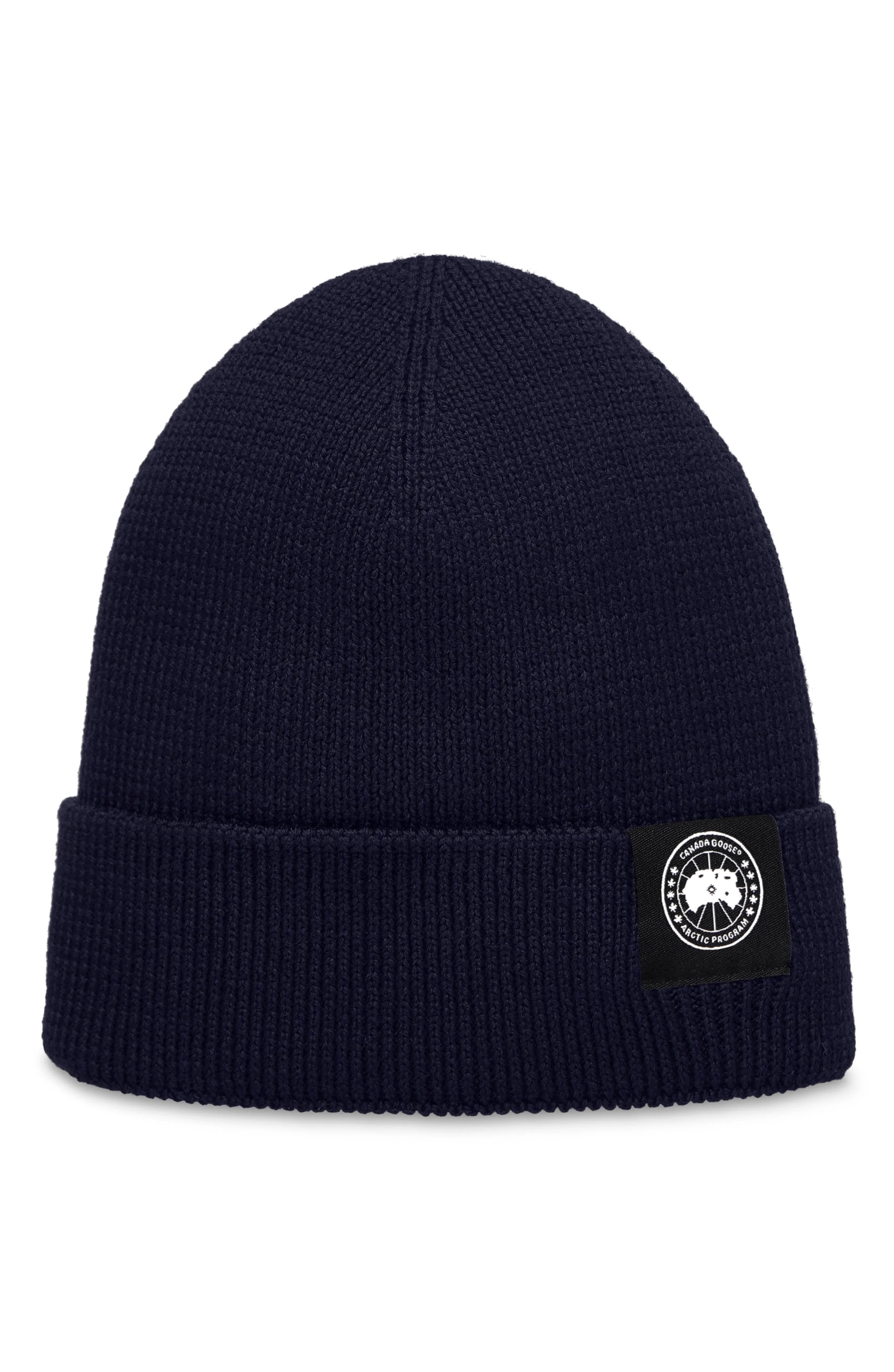 Canada Goose Merino Wool Beanie in Navy at Nordstrom - 1