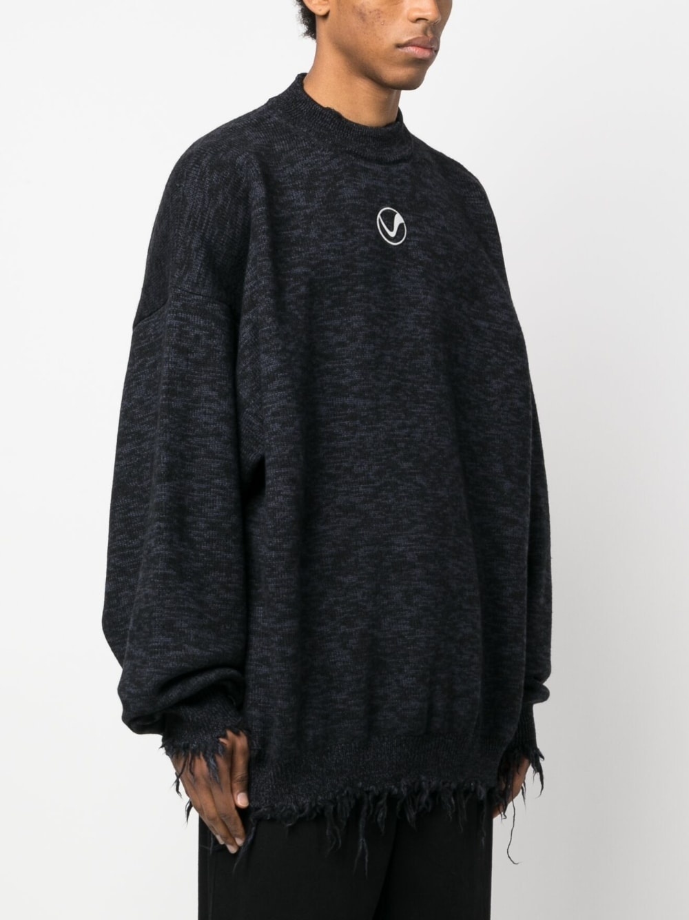 embroidered-logo long-sleeve sweatshirt - 3