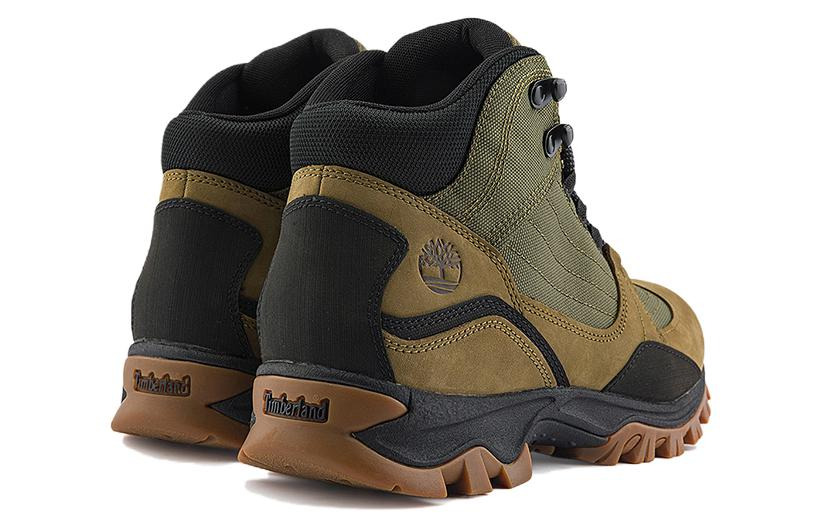 Timberland Mt. Maddsen Mid Lace Up Hiking Boots 'Olive Nubuck' A6BNN - 4