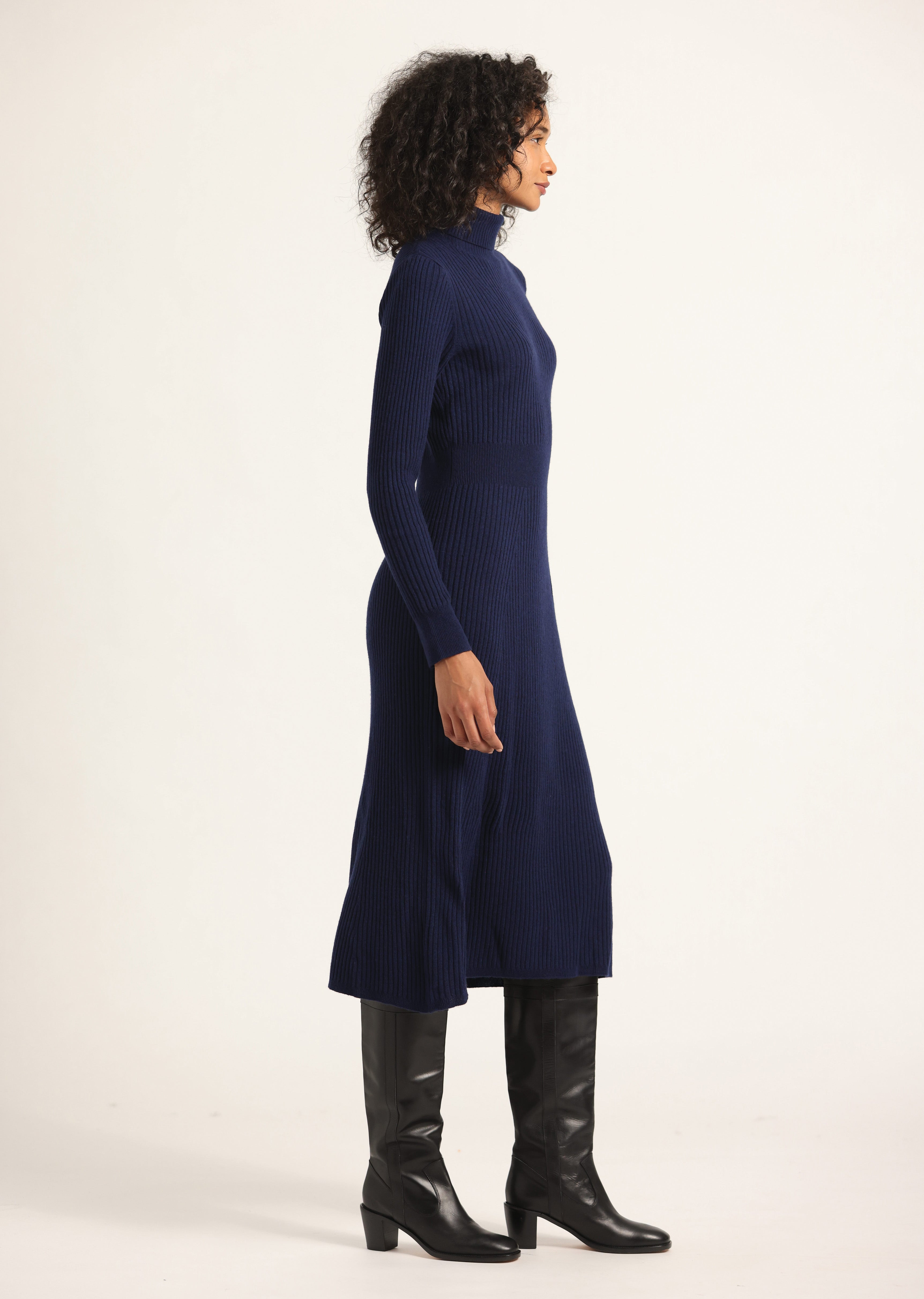 DIANA TURTLENECK DRESS - 3