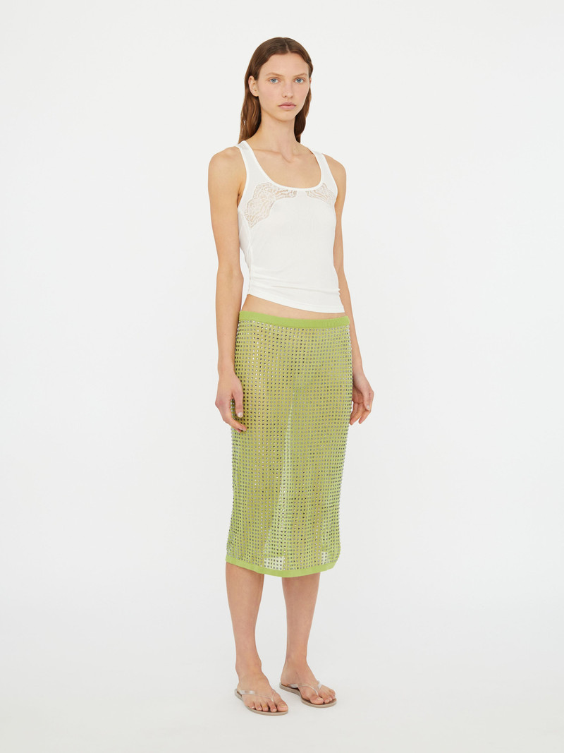 Encased Lace Rib Tank 3