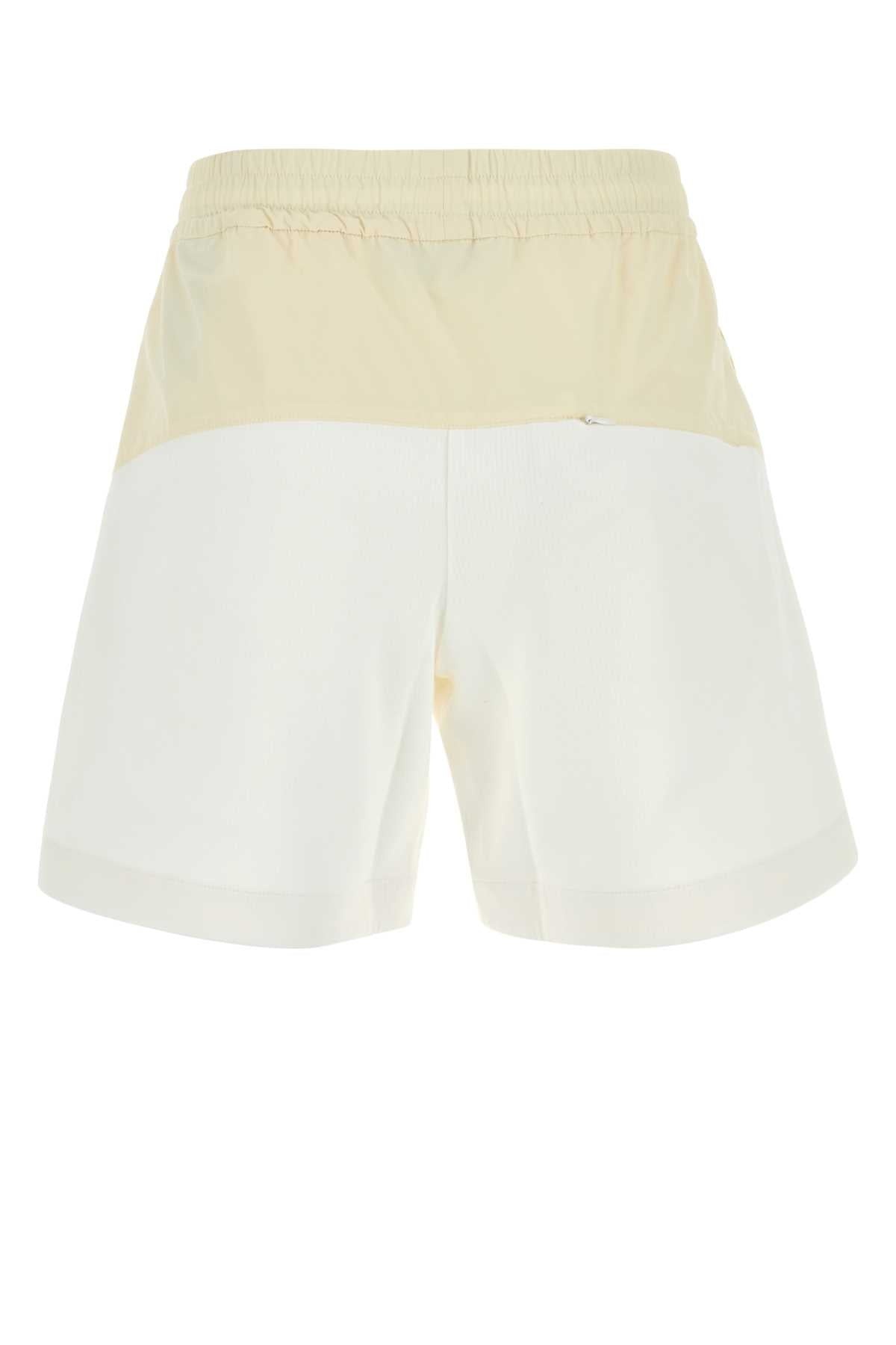 Herno Women Two-Tone Stretch Cotton Blend And Nylon Shorts - 2