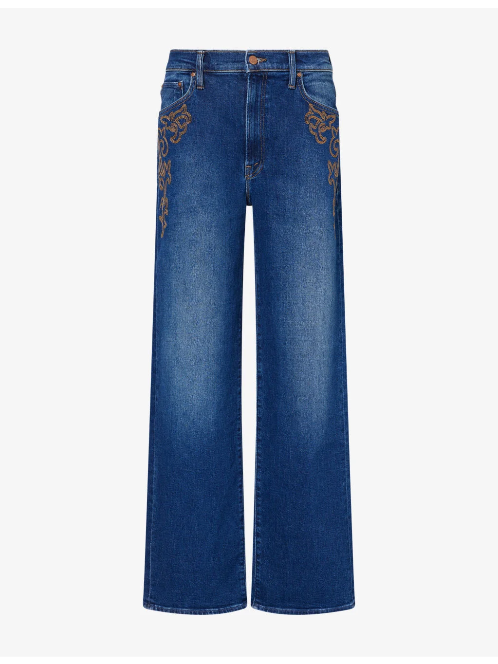 The Dodger Sneak Embroidered Denim Jeans - 1