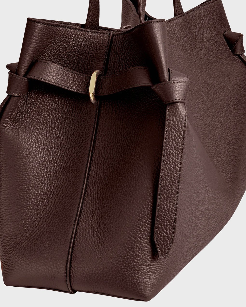 Gyoza Tote Pebble Bag  Espresso ONESIZE - 4