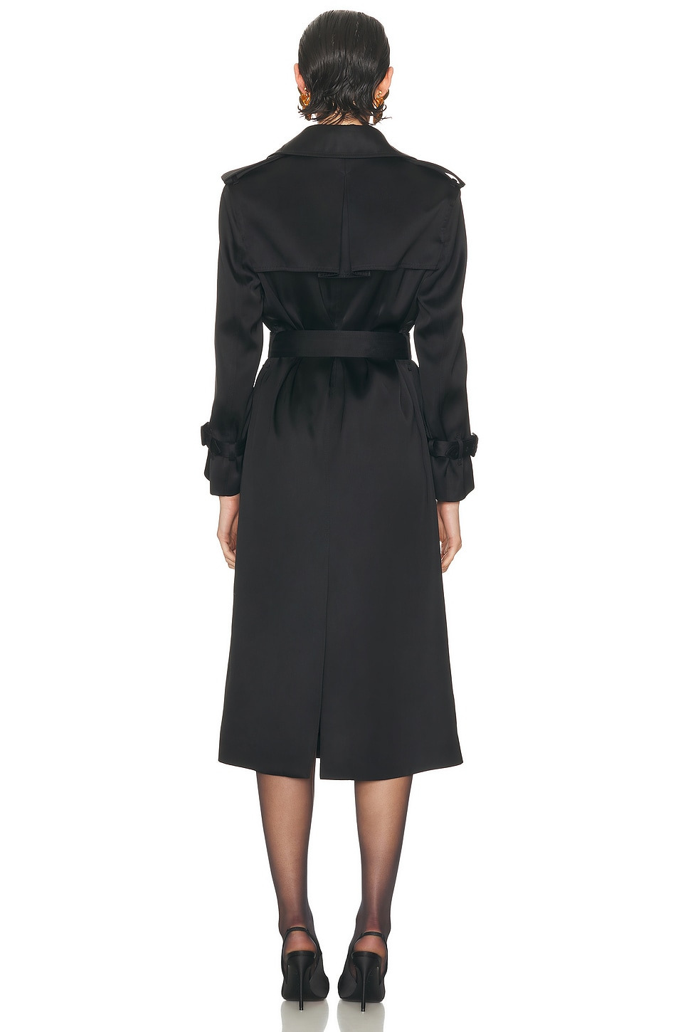 Shiny Trench Coat - 4