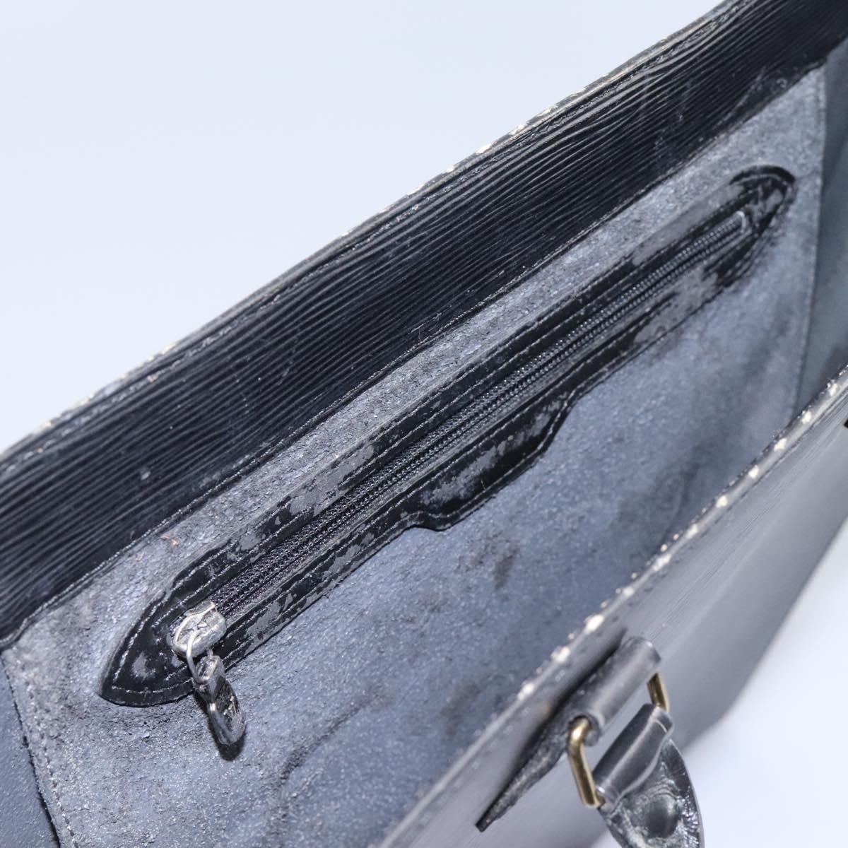 LOUIS VUITTON Epi Sac Plat Hand Bag Black M59082 - 15