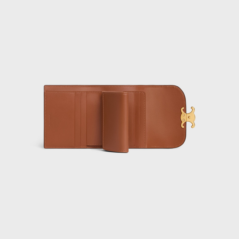 Small Flap Wallet TRIOMPHE IN NUBUCK CALFSKIN 4