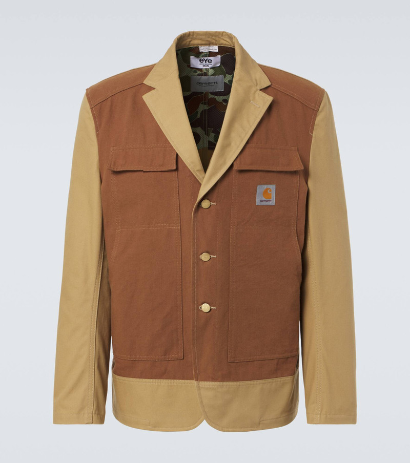 Junya Watanabe 남자 x Carhartt 면 화포 오리 재킷 1