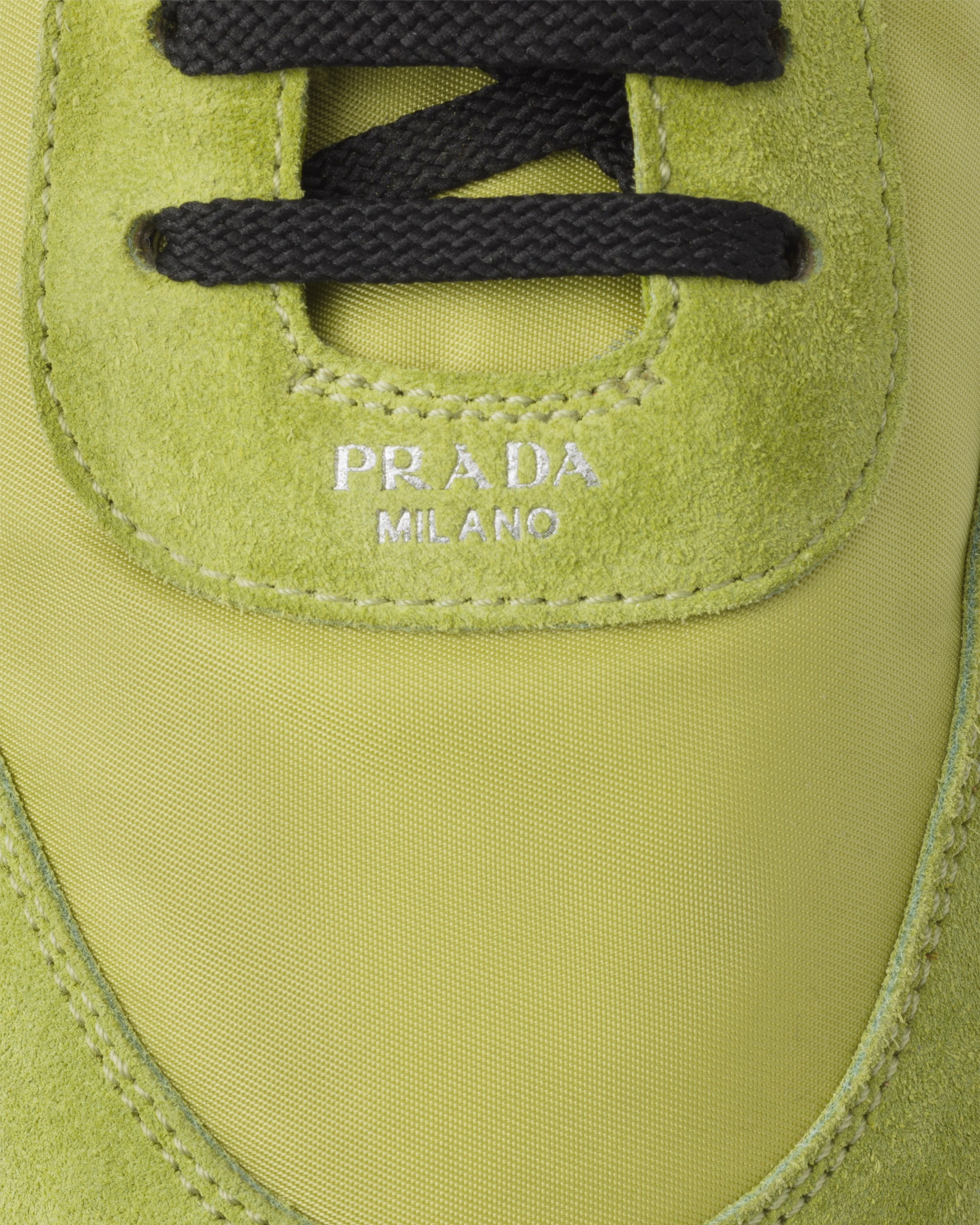 Collapse Re-Nylon and suede elasticized sneakers - 6