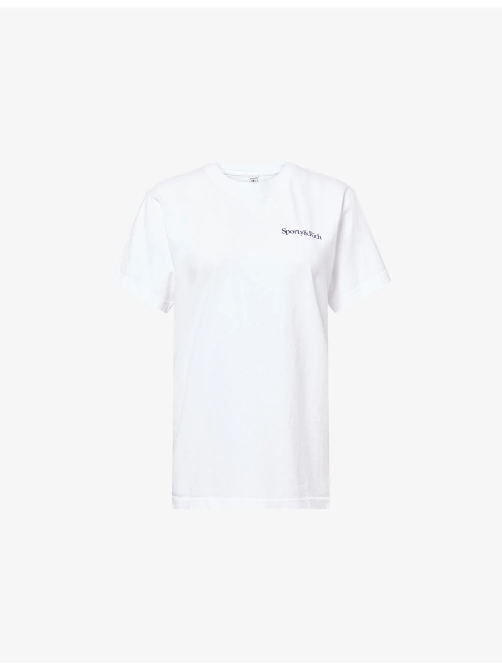 Health Is Wealth Round-Neck Cotton-Jersey T-Shirt - 1