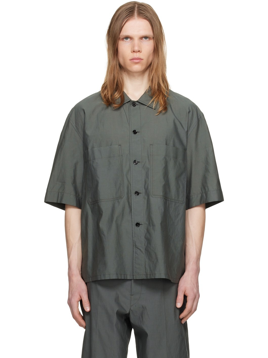 Green Washed Shirt - 1