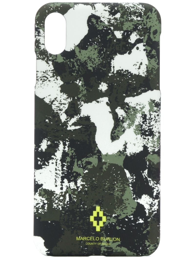 camouflage-print iPhone XS Max case - 1