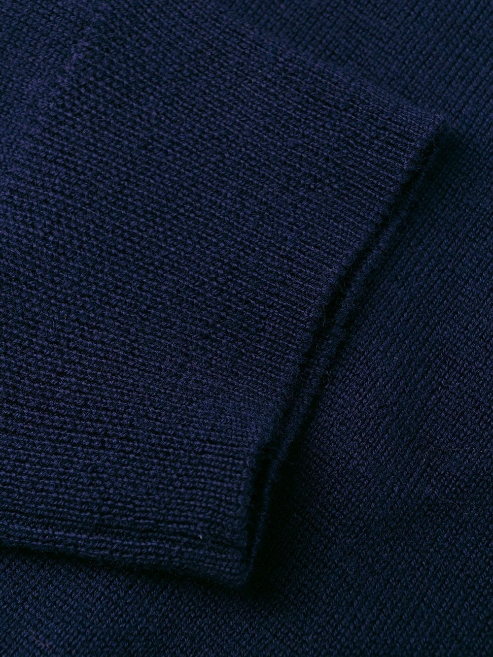 ribbed roll neck jumper - 7