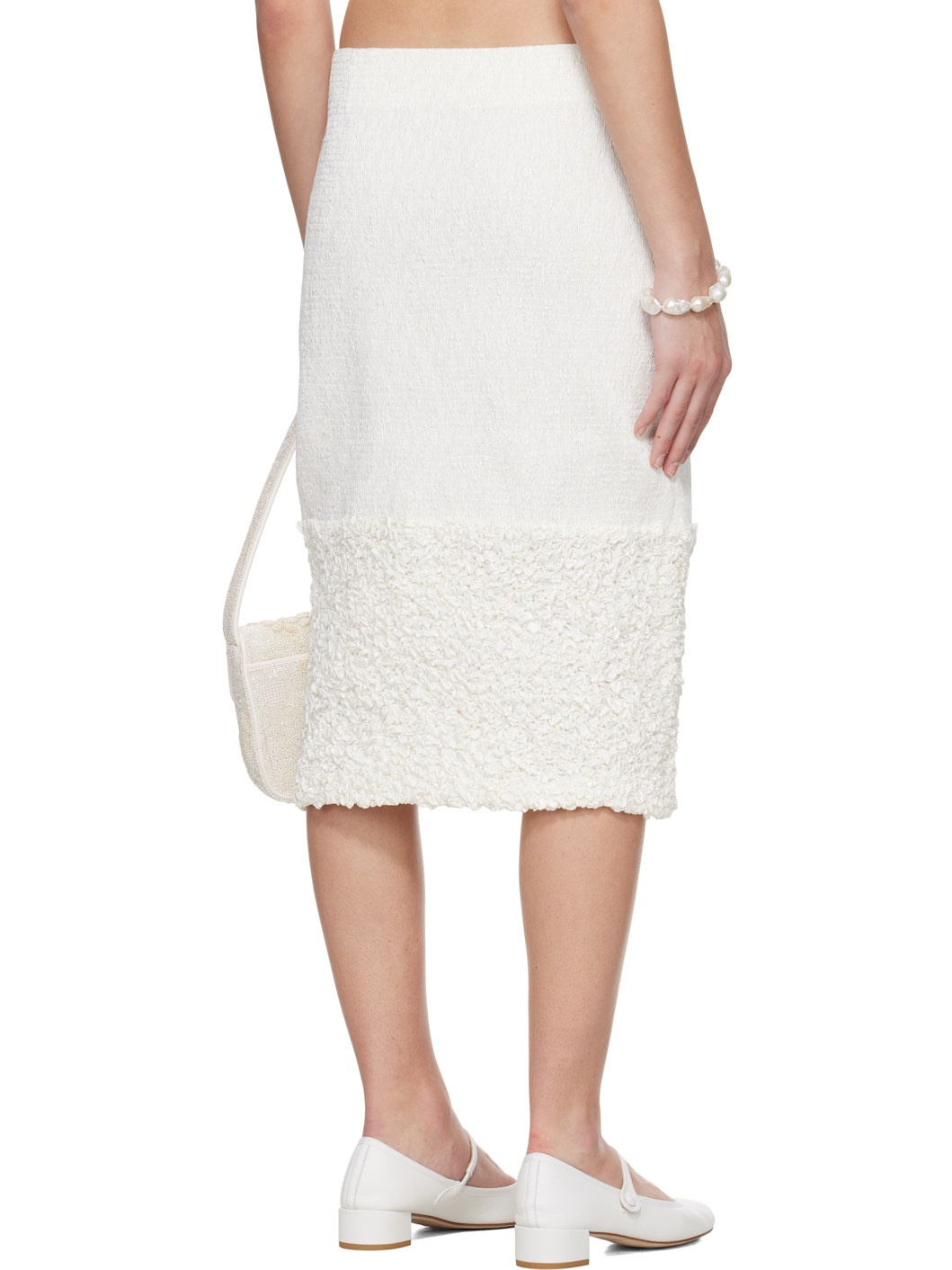 SSENSE Exclusive Bridal Capsule Nadine Miniskirt - 3
