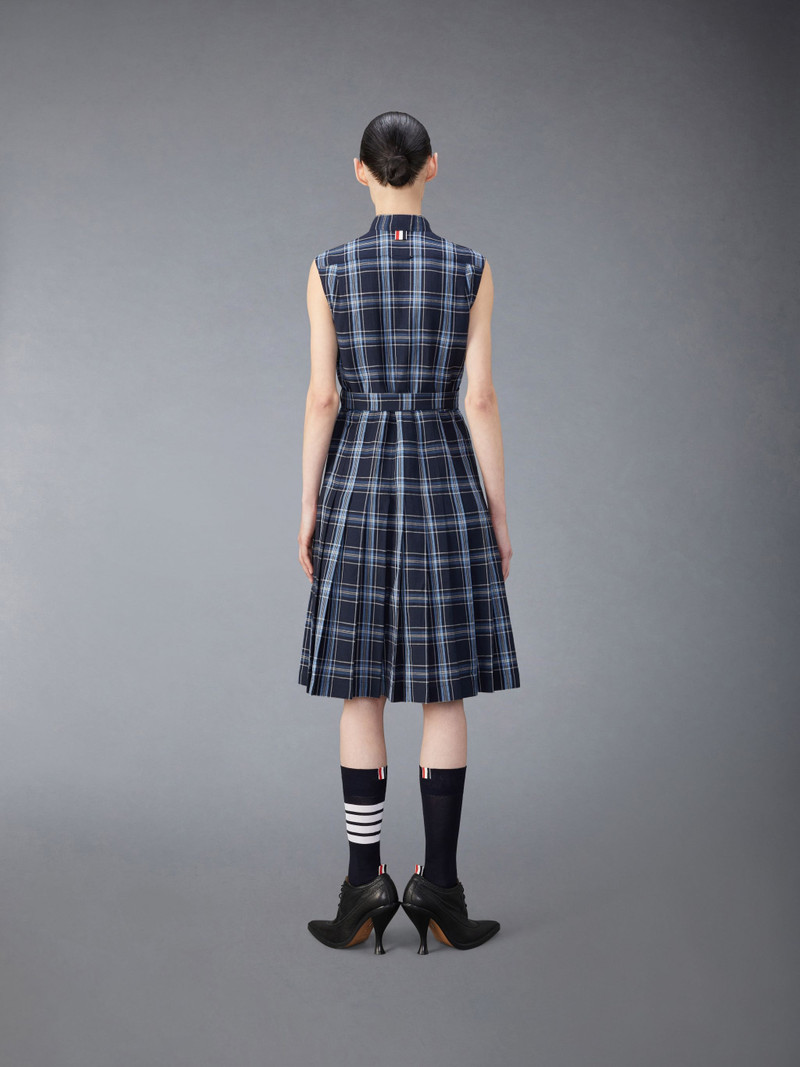 Wool Linen Midi Belted Dress 5