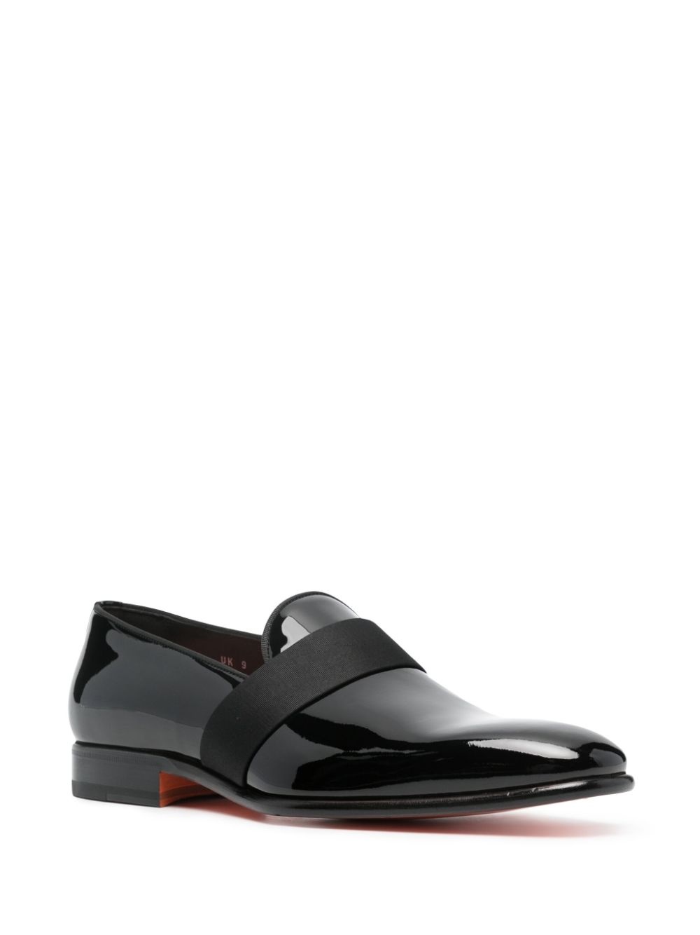 patent-finish leather loafers - 2