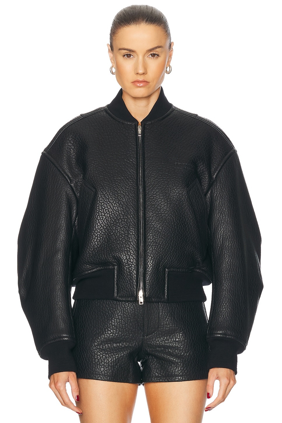 Cropped Bomber Jacket - 2