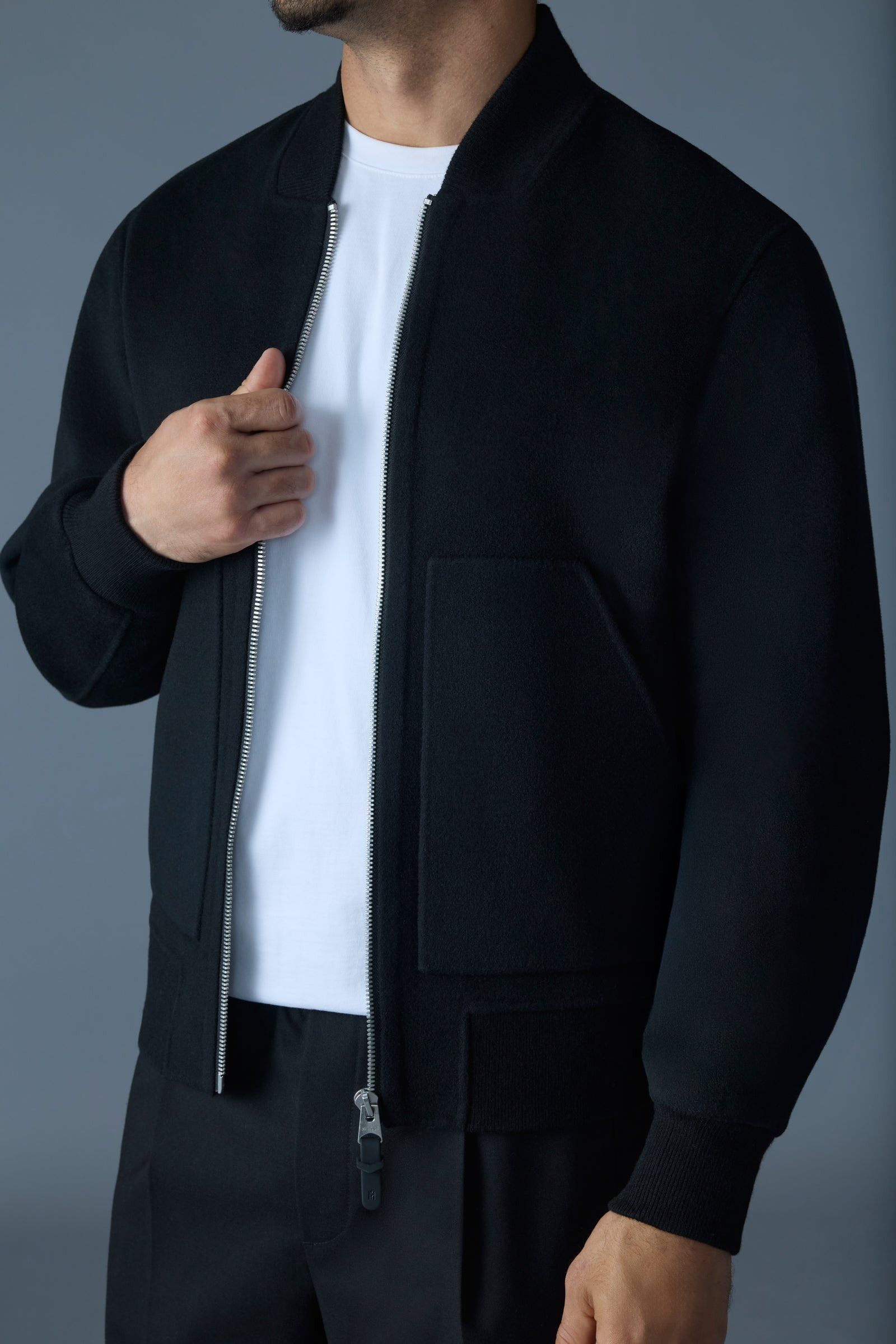 EMILIO-W Wool Bomber Jacket - 5