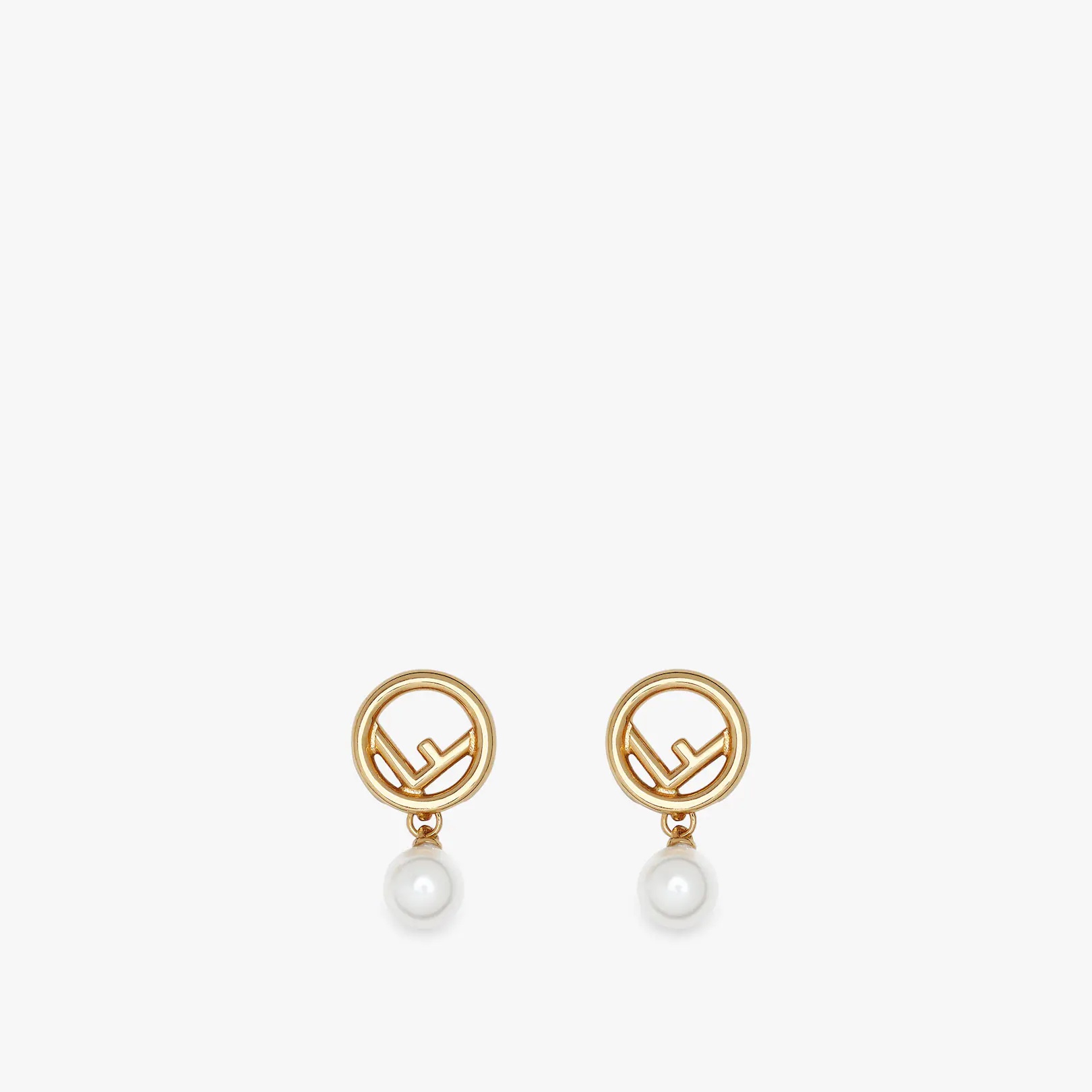 Gold-colored earrings - 1