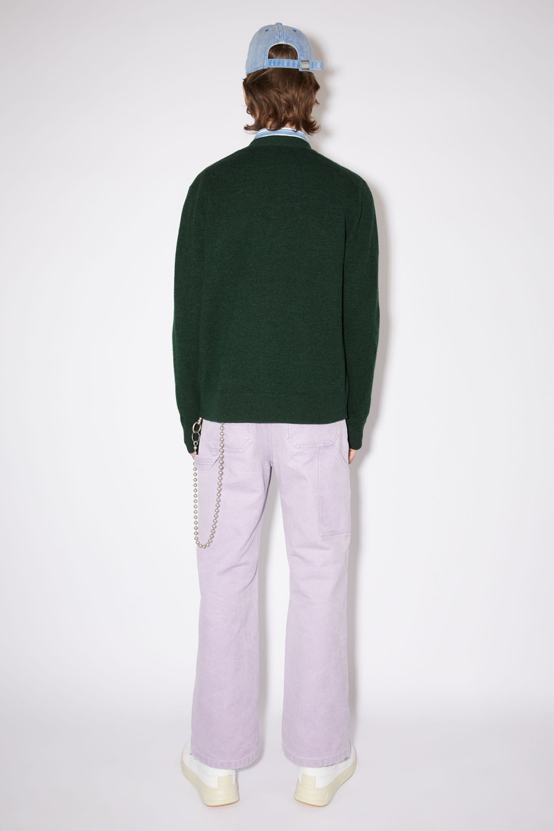 Wool cardigan - Bottle green 3