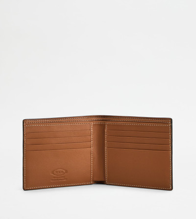 Tod's WALLET IN LEATHER - BROWN outlook