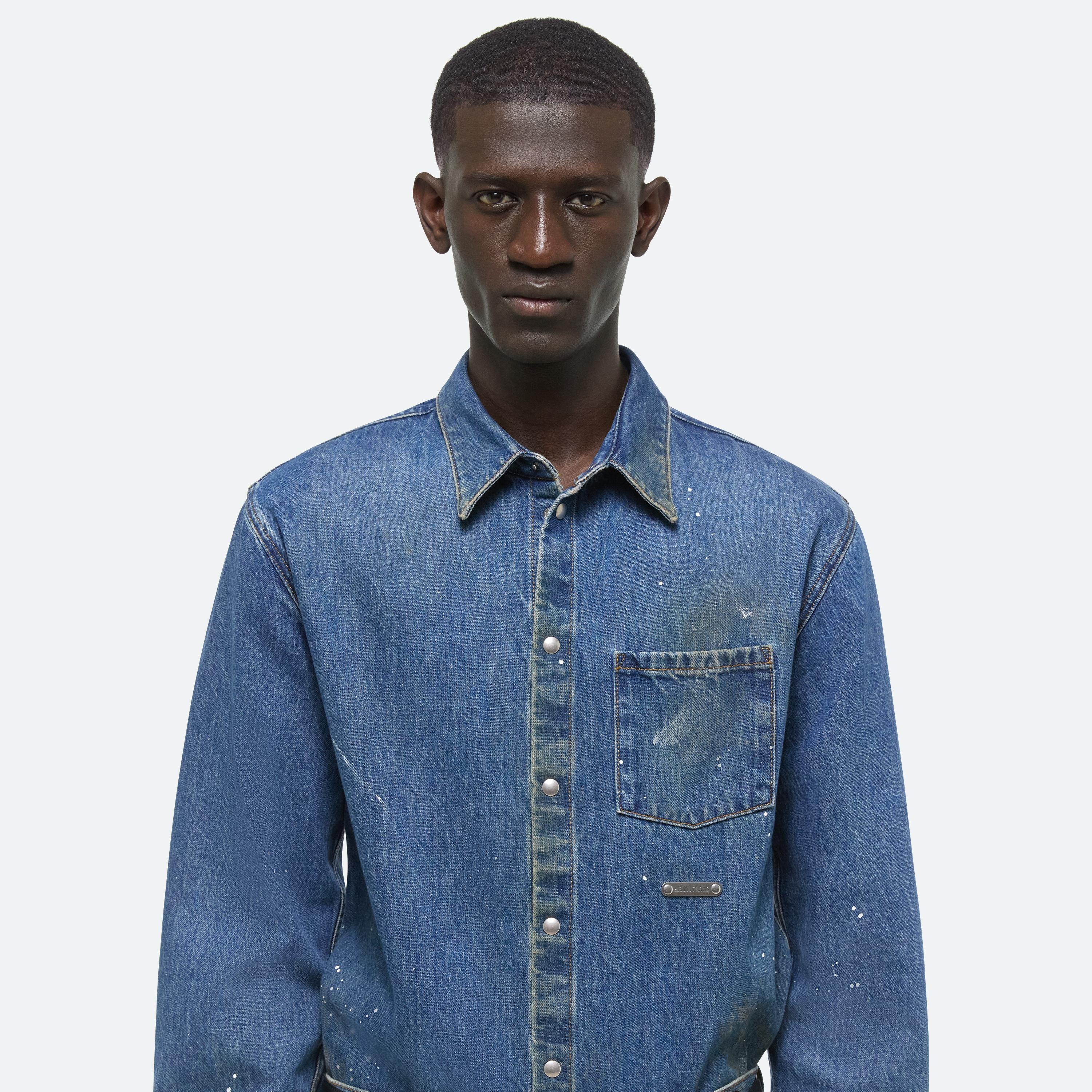 PAINTED DENIM SHIRT - 6
