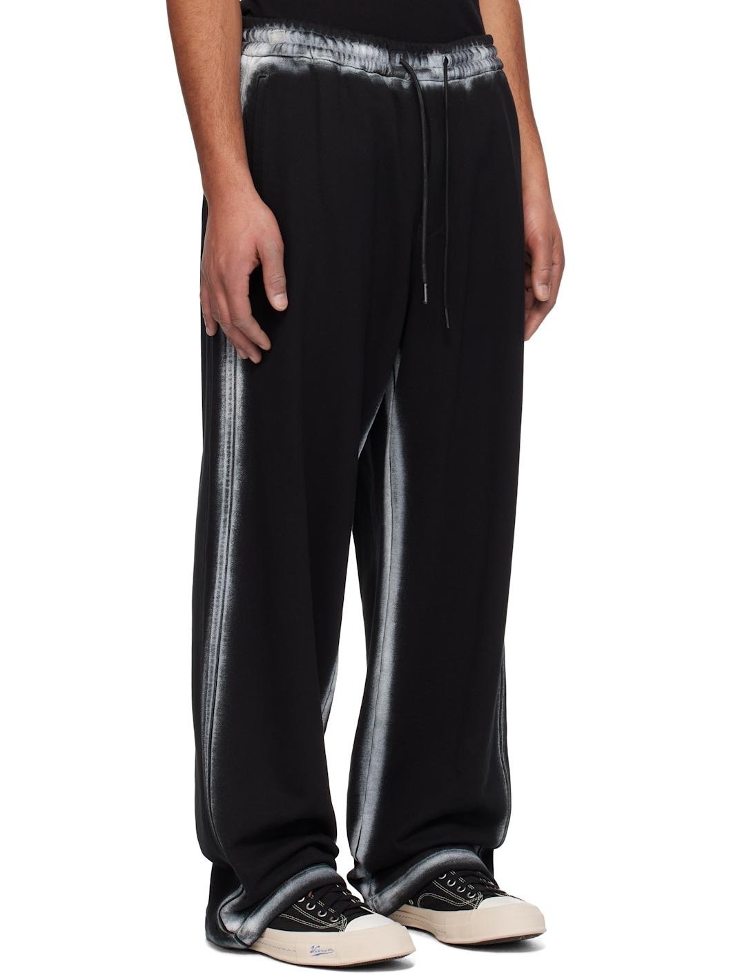 Black Painter Dyed Sweatpants - 2