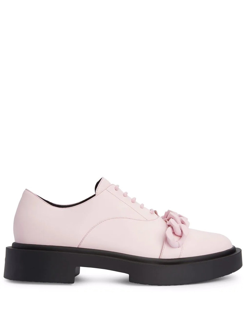 Adrik chain-trim lace-up shoes 1