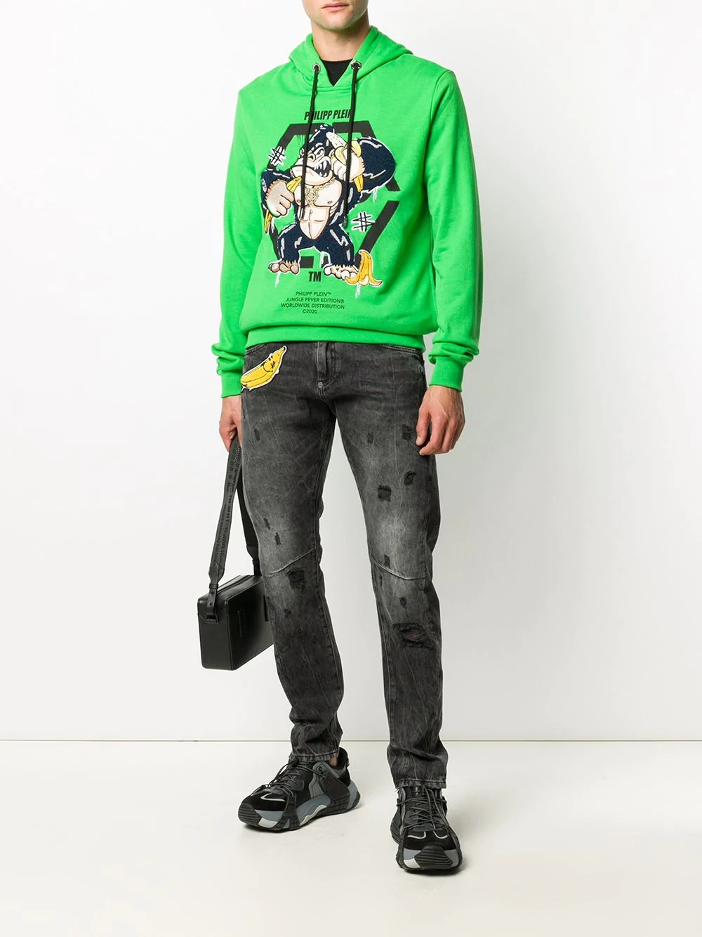 King Plein Gorilla hooded sweatshirt  - 2