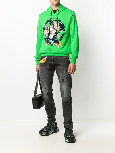 PHILIPP PLEIN King Plein Gorilla hooded sweatshirt  outlook