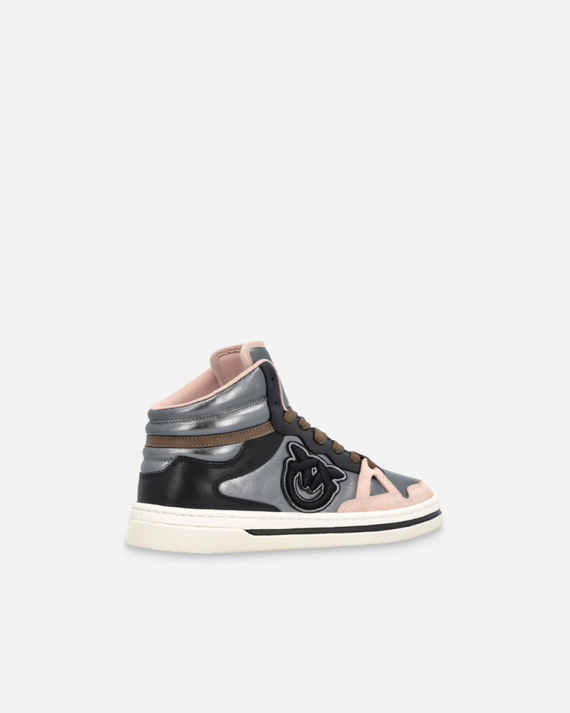 LAMINATED HIGH-TOP SNEAKERS 3