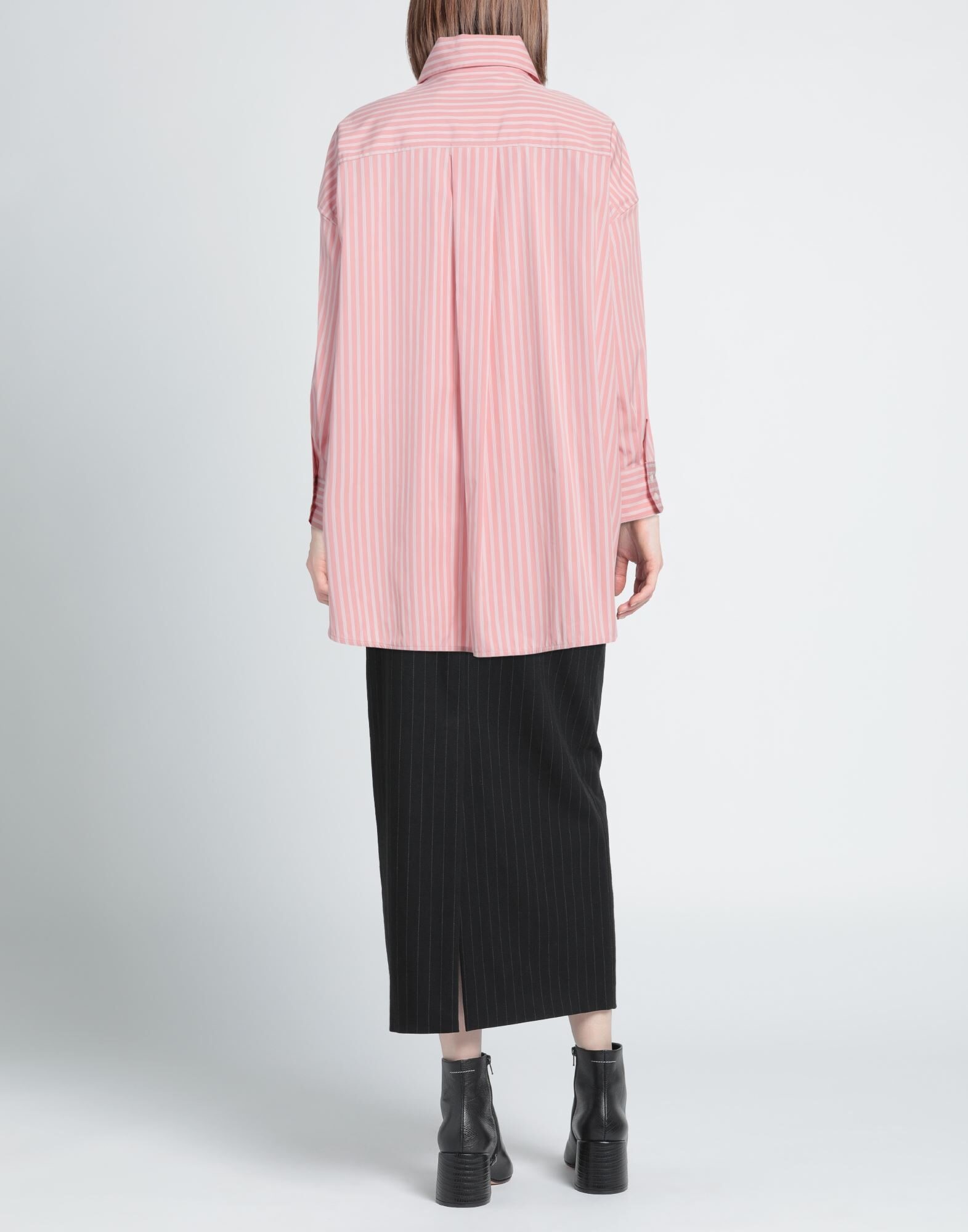 Pink Women's Striped Shirt - 3