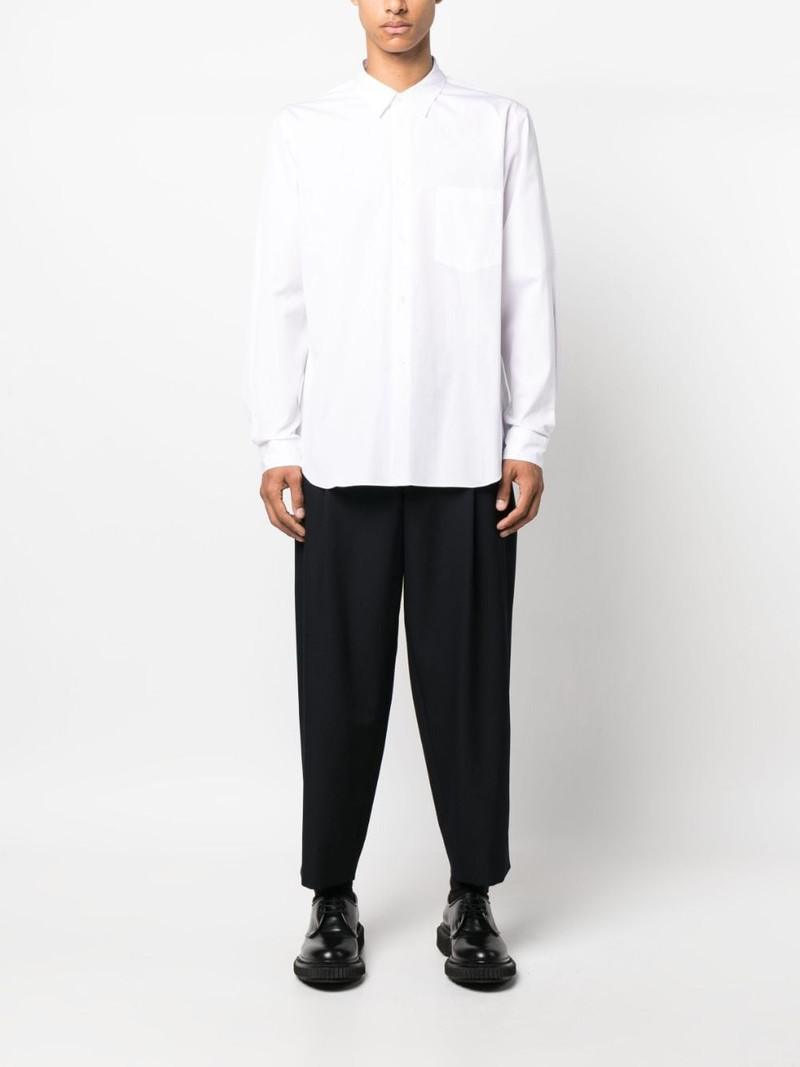 Comme des Garçons Homme Plus patch-pocket cotton shirt outlook
