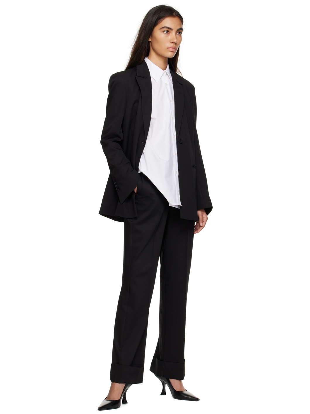 Black Tailored Trousers - 4