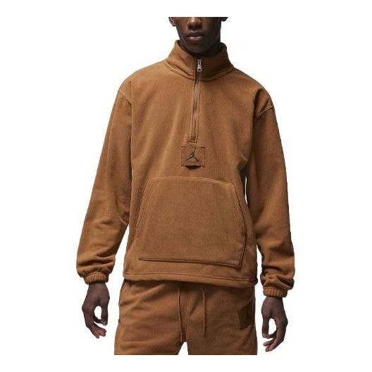 Air Jordan Winterized Fleece Half-Zip 'Light British Tan' FD7863-281 - 1