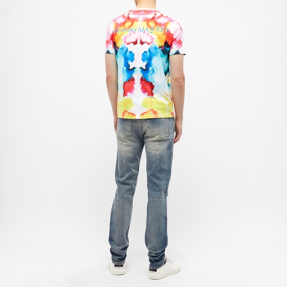 Alexander McQueen Allover Blot Back Logo Tee - 5