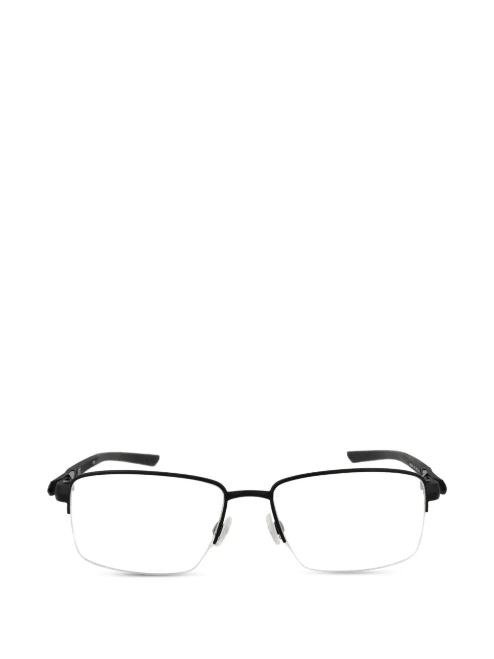 semi-rimless rectangle-frame glasses - 1