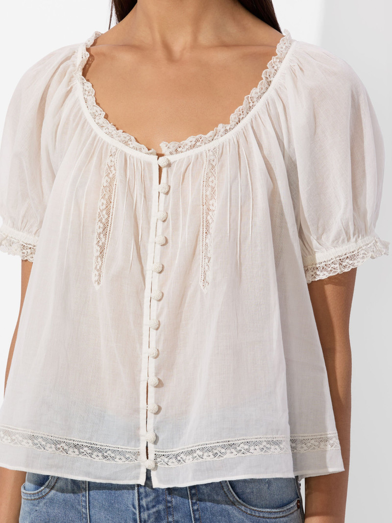 ODETTE PINTUCK BLOUSE 5