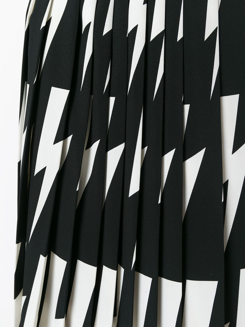lightning bolt pleated skirt 5